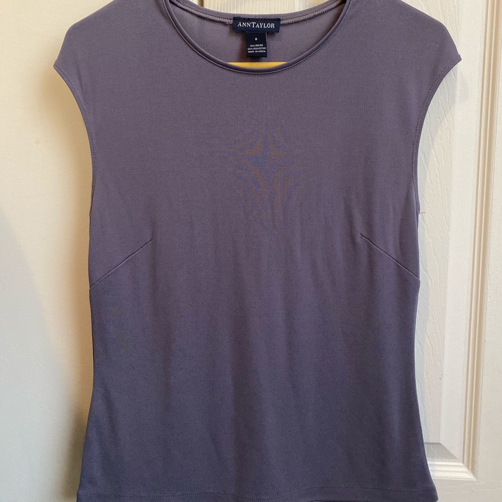 Ann Taylor Sleeveless Blouse - Small